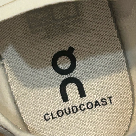 ON CLOUD 5 COAST white running athletic training shoes sneakers women’s 7.5 new - Picture 4 of 8